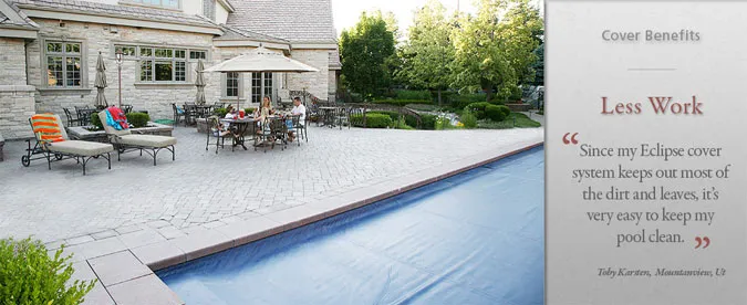 Pool cover less work needed review