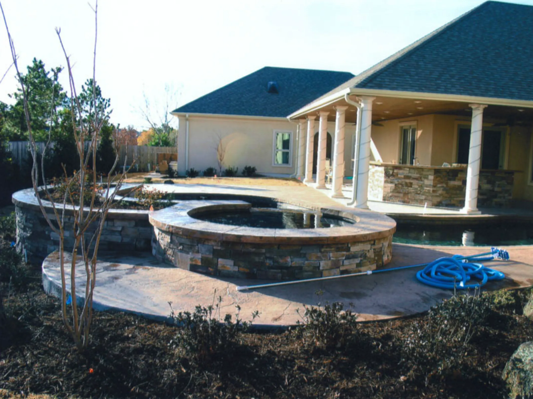 Pool construction project