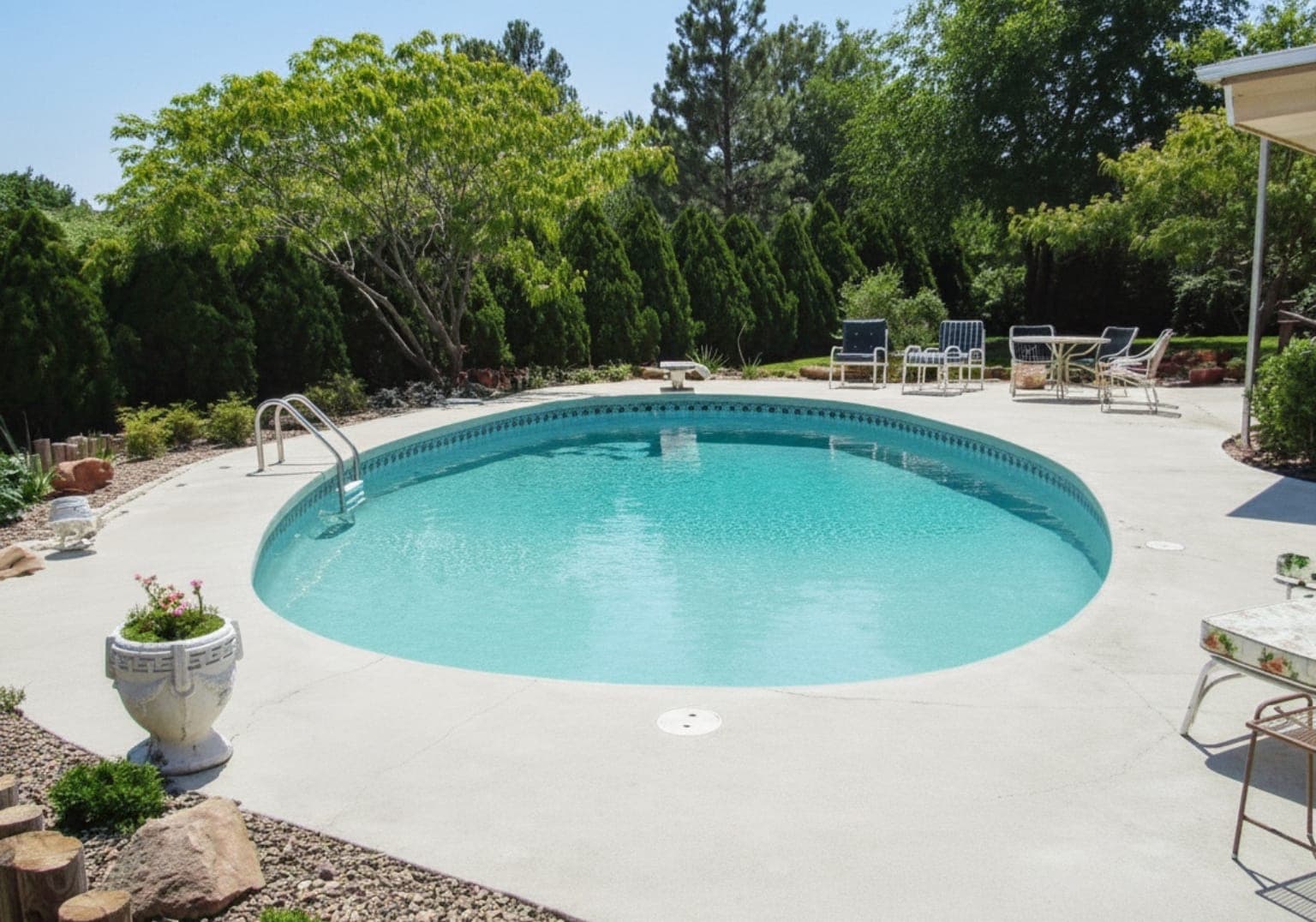 Pool construction project